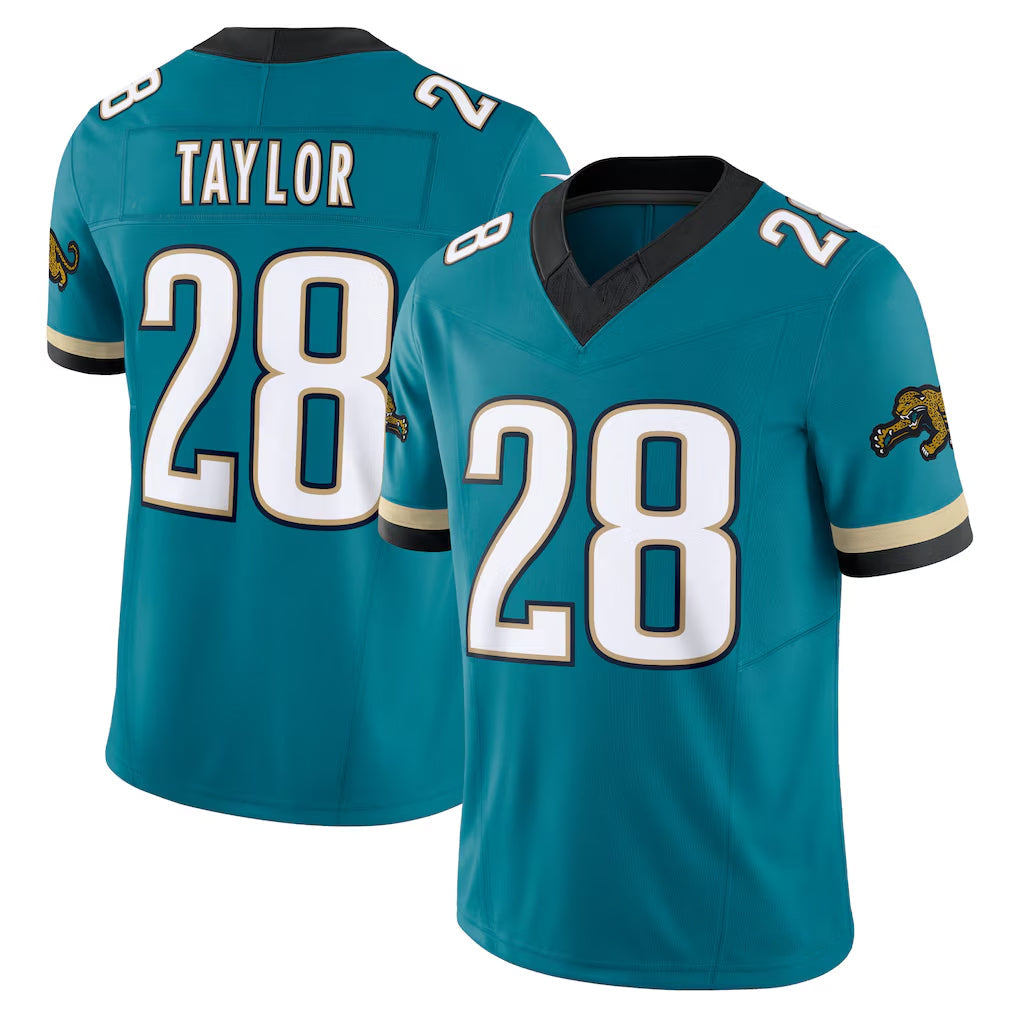 Punc J.Jaguars #28 Fred Taylor Player Teal Prowler Throwback Vapor F.U.S.E. Limited Home Game Stitched Jerseys