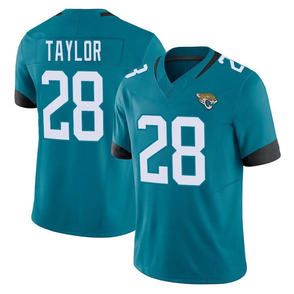 Punc J.Jaguars #28 Fred Taylor Player Teal Vapor F.U.S.E. Limited Home Game Stitched Jerseys