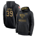 Punc J.Jaguars #39 Cam Little Player Black Salute to Service Hoodies Limited Game Stitched Jerseys