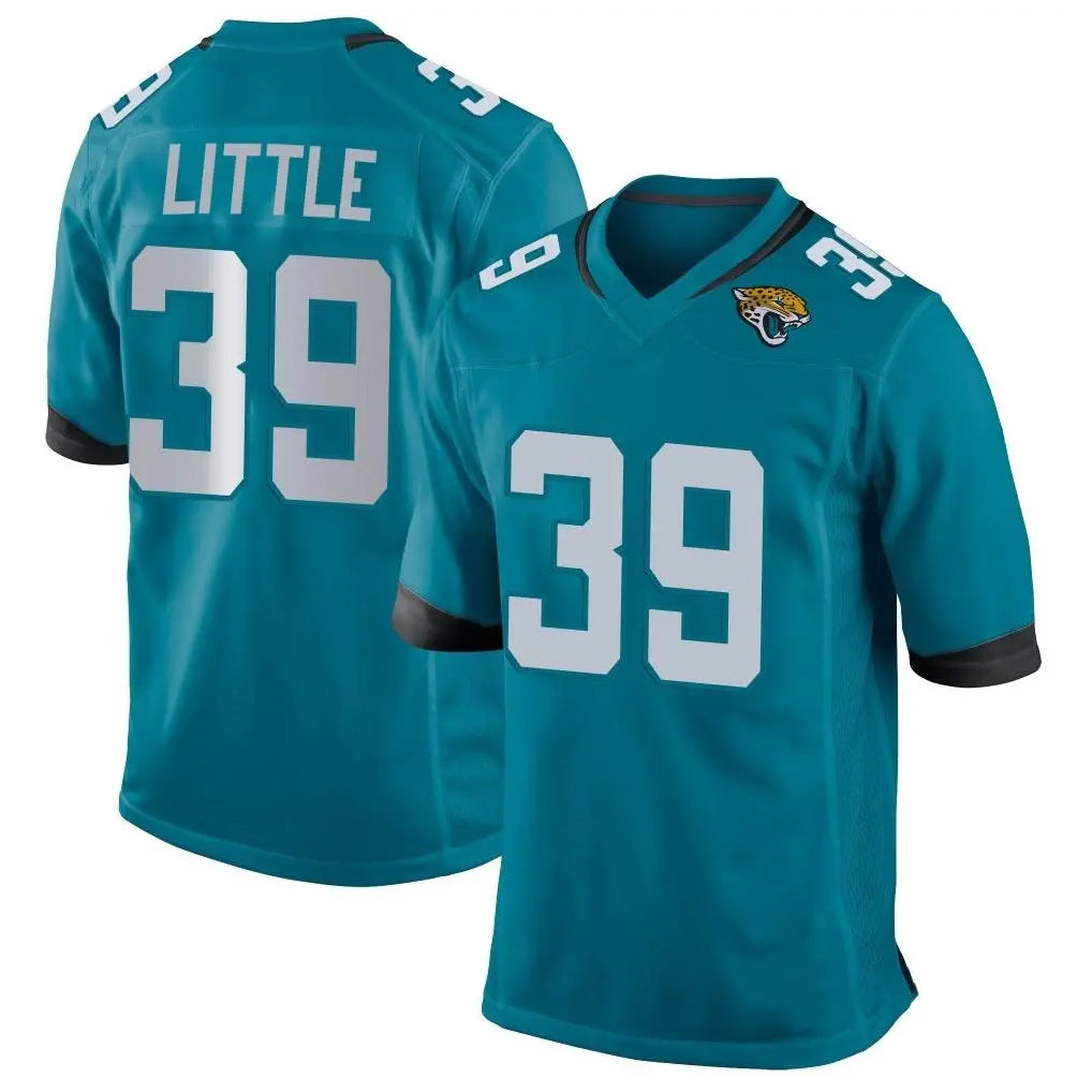 Punc J.Jaguars #39 Cam Little Player Teal Home Game Stitched Jerseys