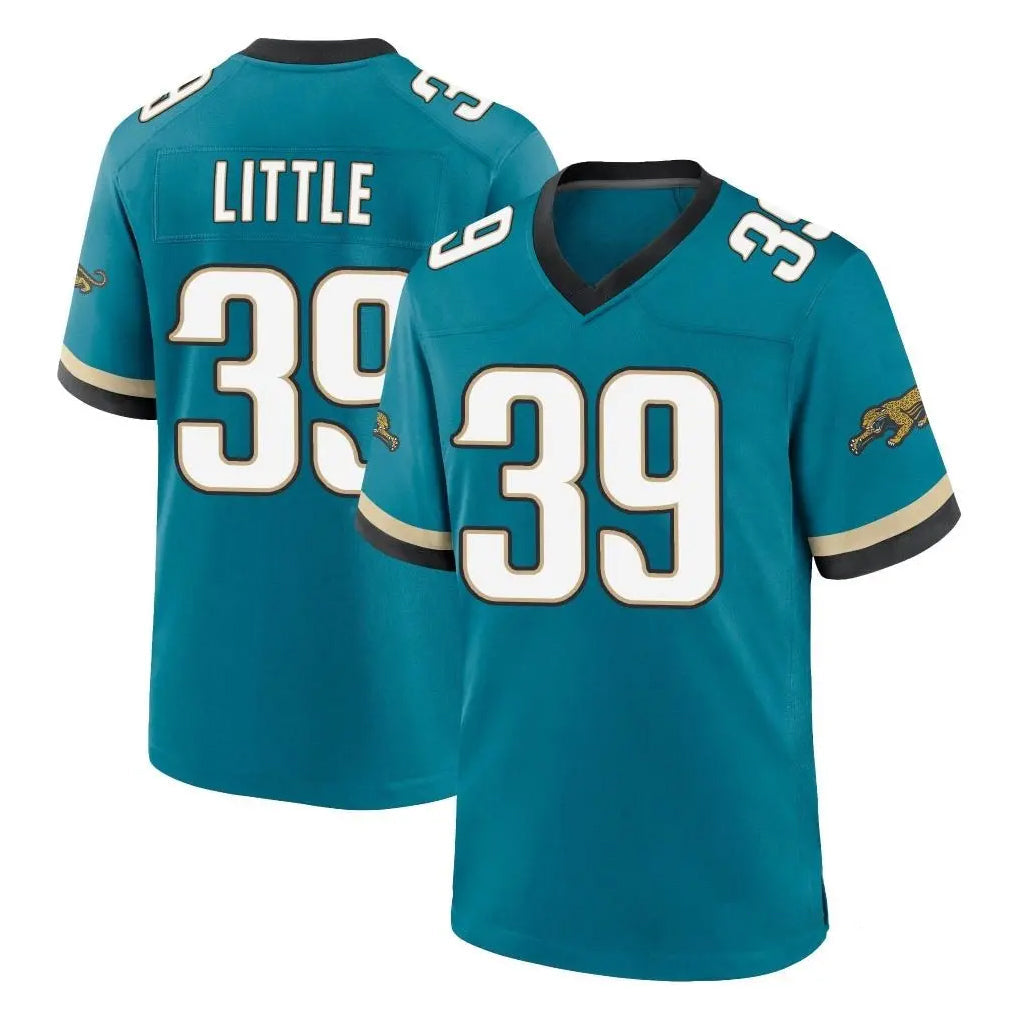 Punc J.Jaguars #39 Cam Little Player Teal Prowler Throwback Limited Home Game Stitched Jerseys