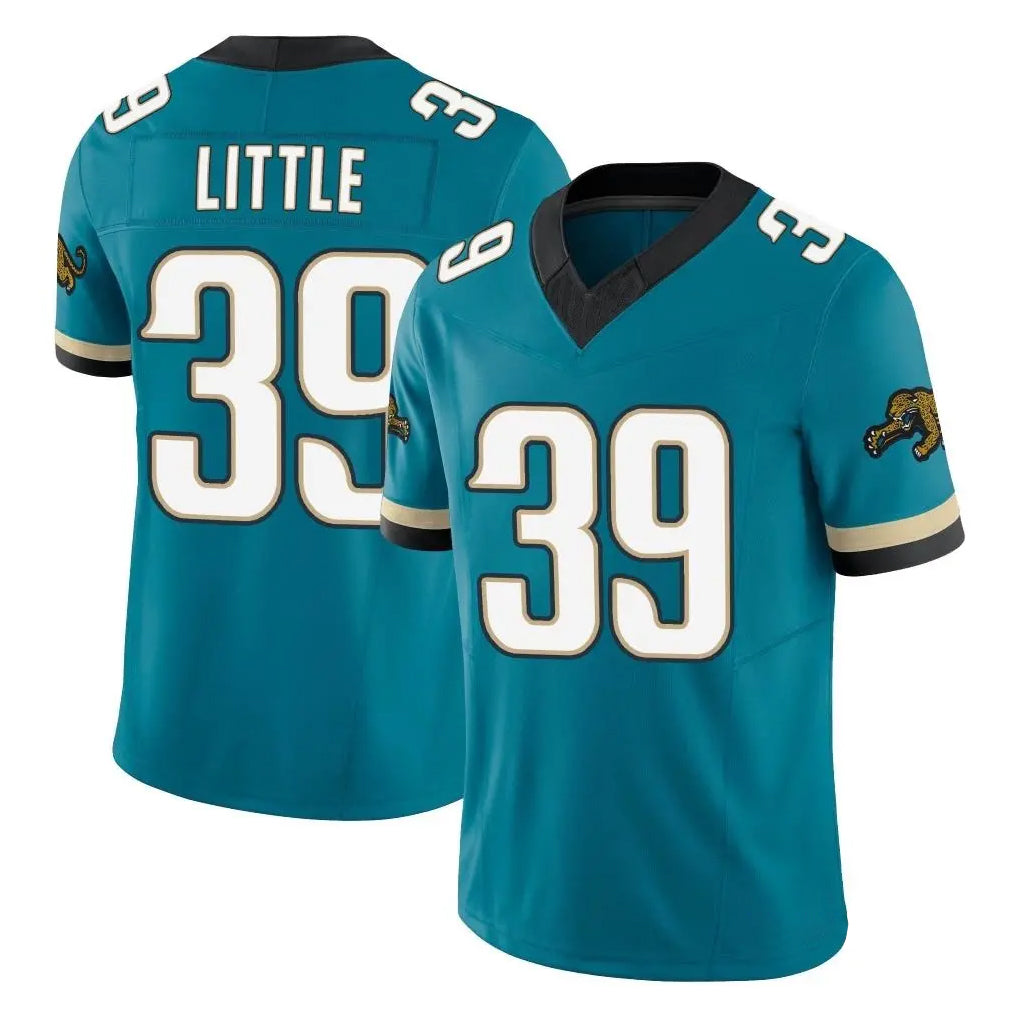 Punc J.Jaguars #39 Cam Little Player Teal Prowler Throwback Vapor F.U.S.E. Limited Home Game Stitched Jerseys