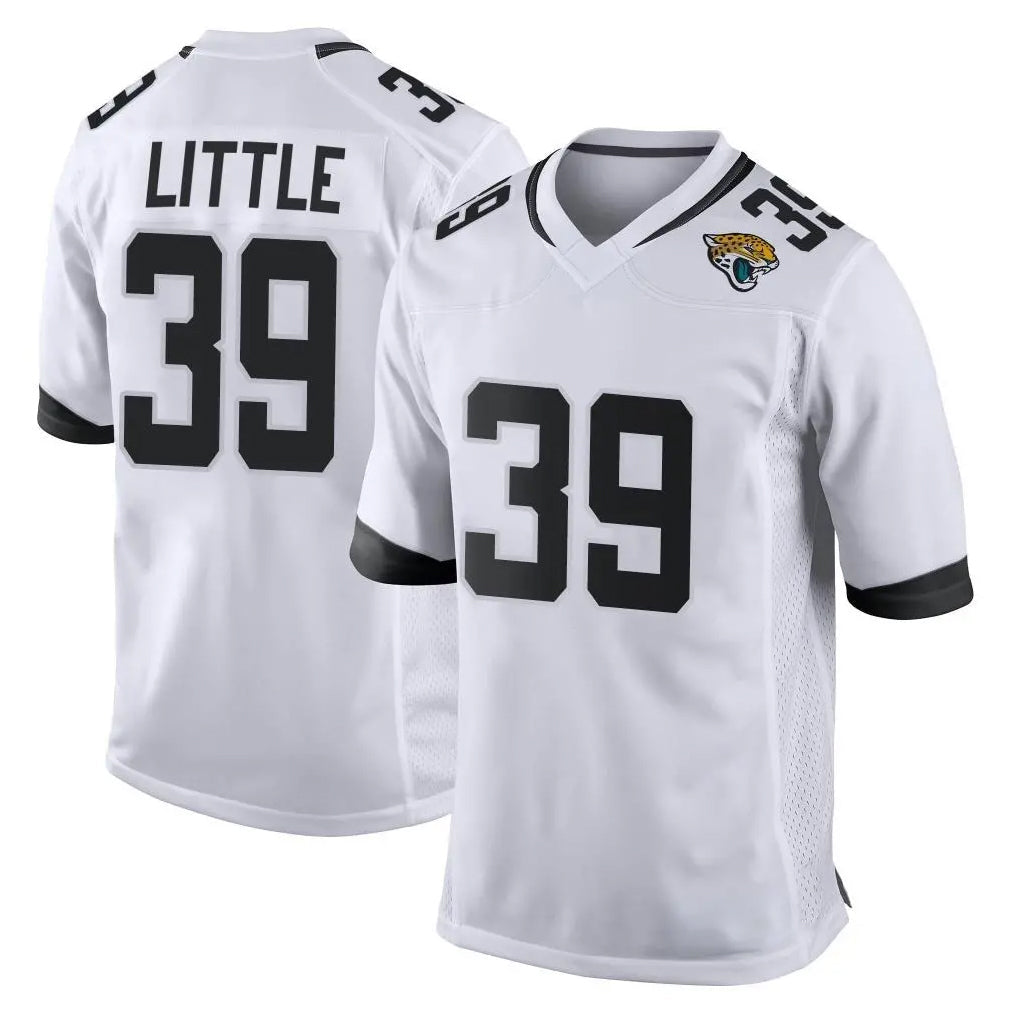 Punc J.Jaguars #39 Cam Little Player White Home Game Stitched Jerseys