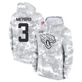 Punc J.Jaguars #3 Jakobi Meyers Player Arctic Camo Salute to Service Hoodies Limited Game Stitched Jerseys