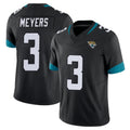 Punc J.Jaguars #3 Jakobi Meyers Player Black Vapor F.U.S.E. Limited Home Game Stitched Jerseys
