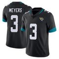 Punc J.Jaguars #3 Jakobi Meyers Player Black Vapor Untouchable Limited Home Game Stitched Jerseys