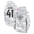 Punc J.Jaguars #41 Josh Hines-Allen Player Arctic Camo Salute to Service Hoodies Limited Game Stitched Jerseys