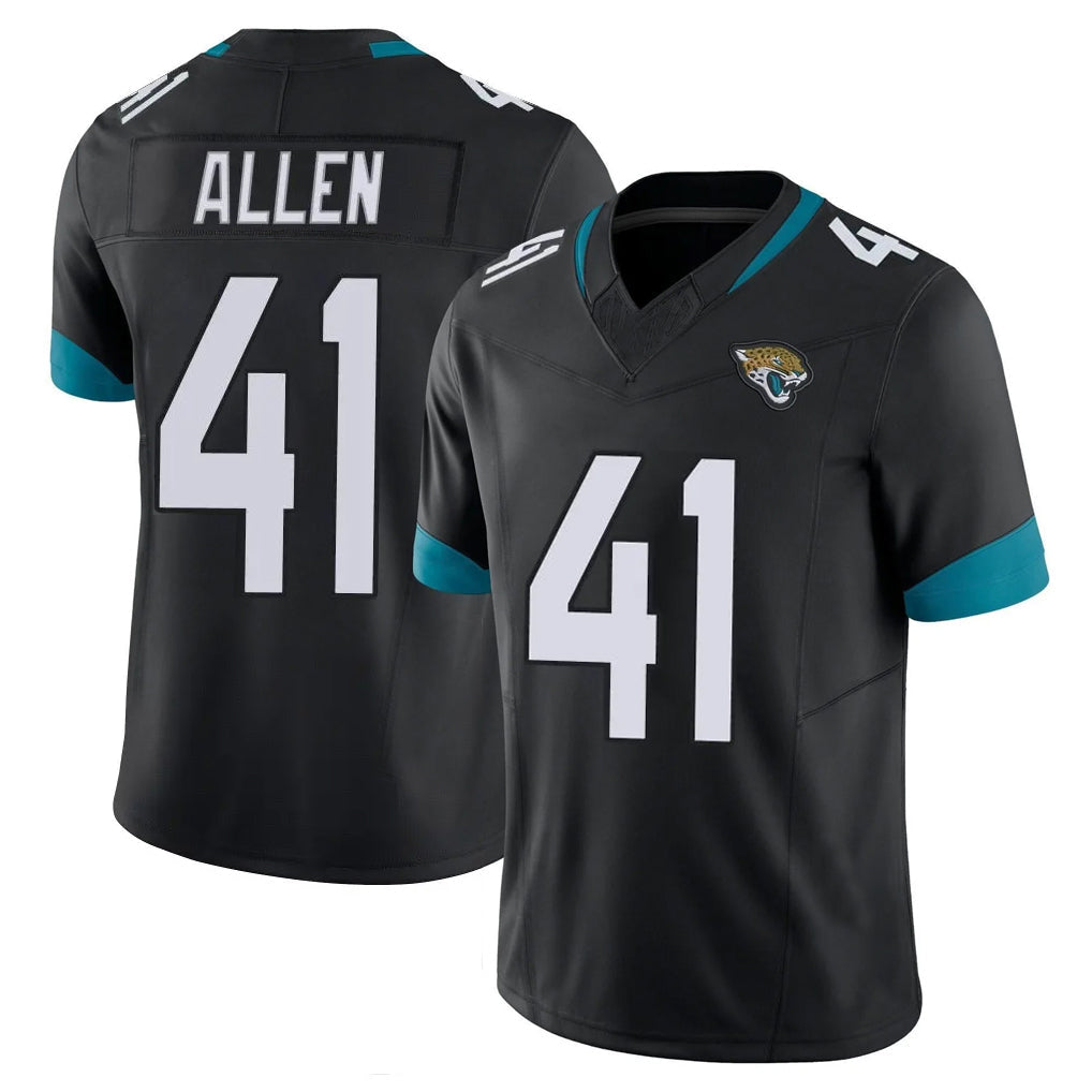 Punc J.Jaguars #41 Josh Hines-Allen Player Black Vapor F.U.S.E. Limited Home Game Stitched Jerseys