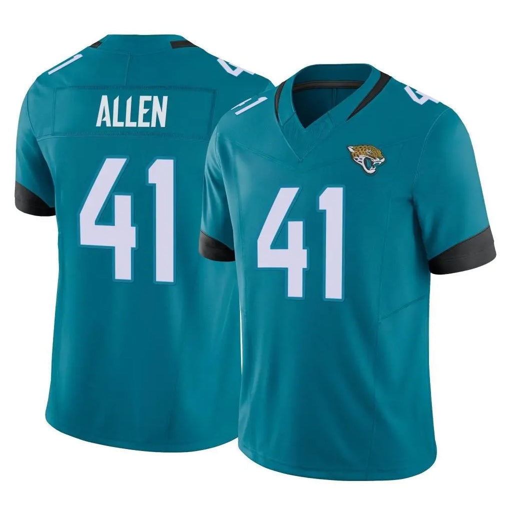 Punc J.Jaguars #41 Josh Hines-Allen Player Teal Vapor F.U.S.E. Limited Home Game Stitched Jerseys