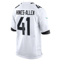 Punc J.Jaguars #41 Josh Hines-Allen Player White Home Game Football Jerseys