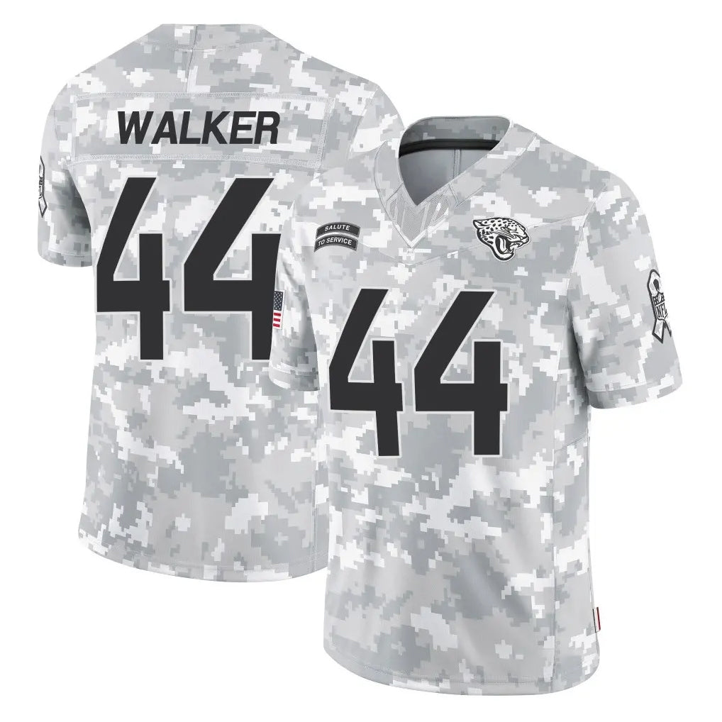 Punc J.Jaguars #44 Travon Walker Player Arctic Camo Salute To Service Limited Game Stitched Jerseys