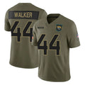 Punc J.Jaguars #44 Travon Walker Player Olive 2025 Salute To Service Limited Game Stitched Jerseys