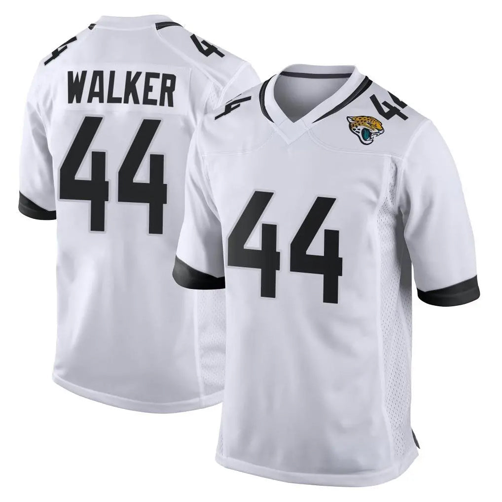Punc J.Jaguars #44 Travon Walker Player White Home Game Stitched Jerseys