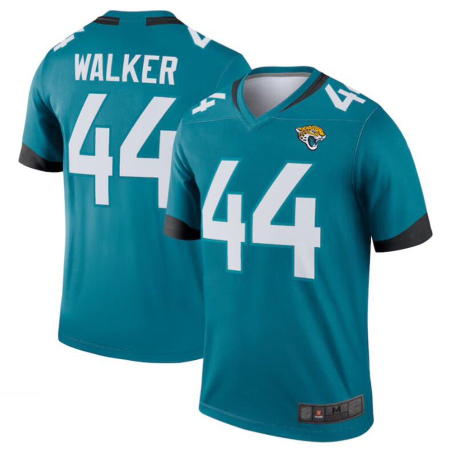 Punc J.Jaguars #44 Travon Walker Teal Legend Jersey American Stitched Jersey