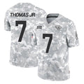Punc J.Jaguars #7 Brian Thomas Jr. Player Arctic Camo Salute To Service Limited Game Stitched Jerseys