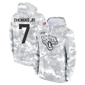 Punc J.Jaguars #7 Brian Thomas Jr. Player Arctic Camo Salute to Service Hoodies Limited Game Stitched Jerseys