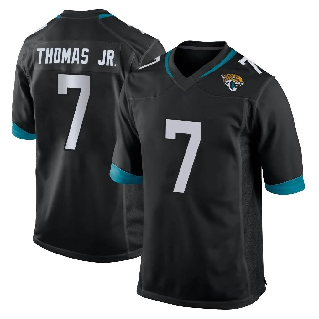 Punc J.Jaguars #7 Brian Thomas Jr. Player Black Home Game Stitched Jerseys