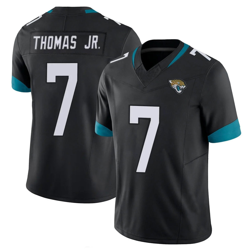 Punc J.Jaguars #7 Brian Thomas Jr. Player Black Vapor F.U.S.E. Limited Home Game Stitched Jerseys