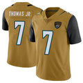 Punc J.Jaguars #7 Brian Thomas Jr. Player Gold Vapor Limited Home Game Stitched Jerseys