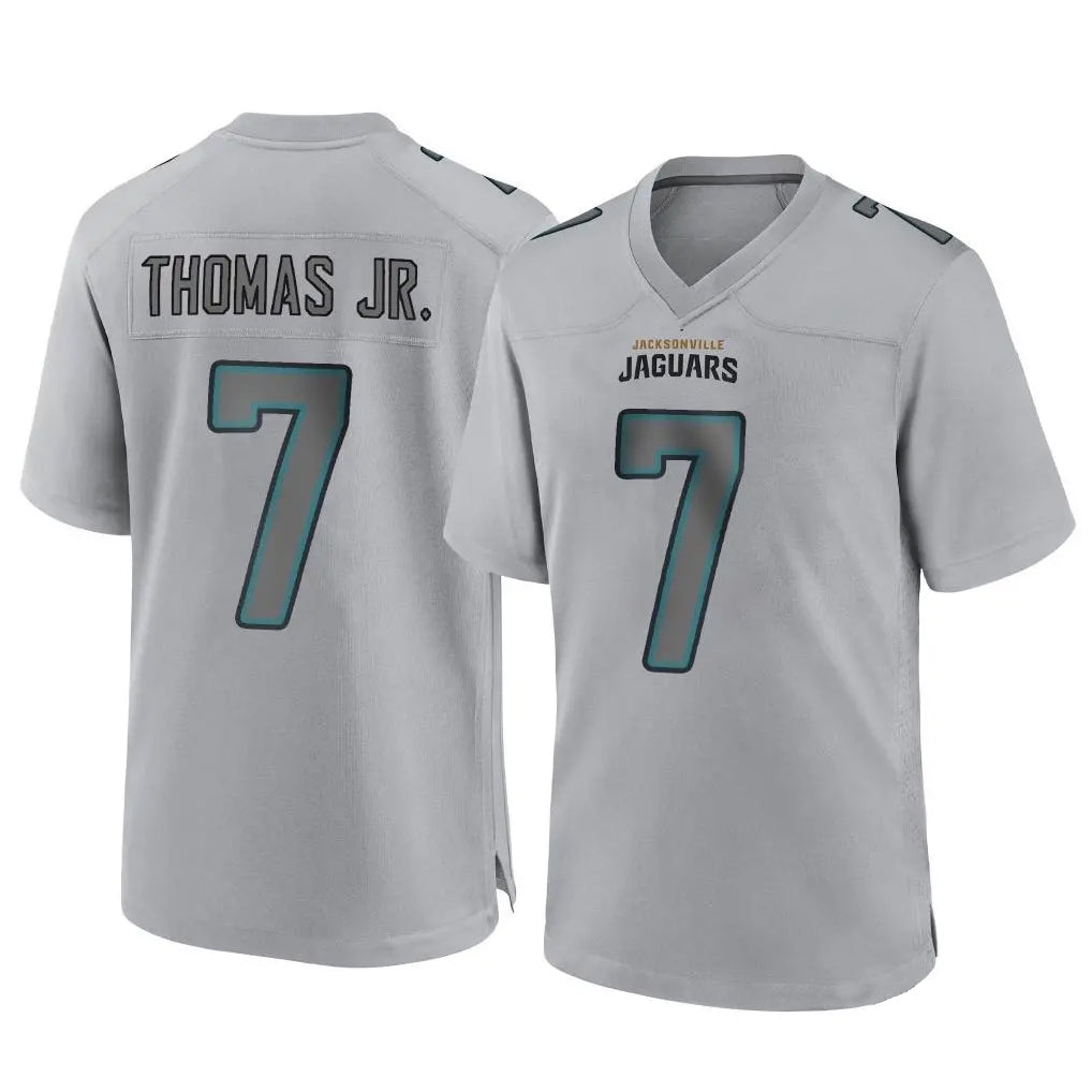 Punc J.Jaguars #7 Brian Thomas Jr. Player Gray Atmosphere Fashion Home Game Stitched Jerseys