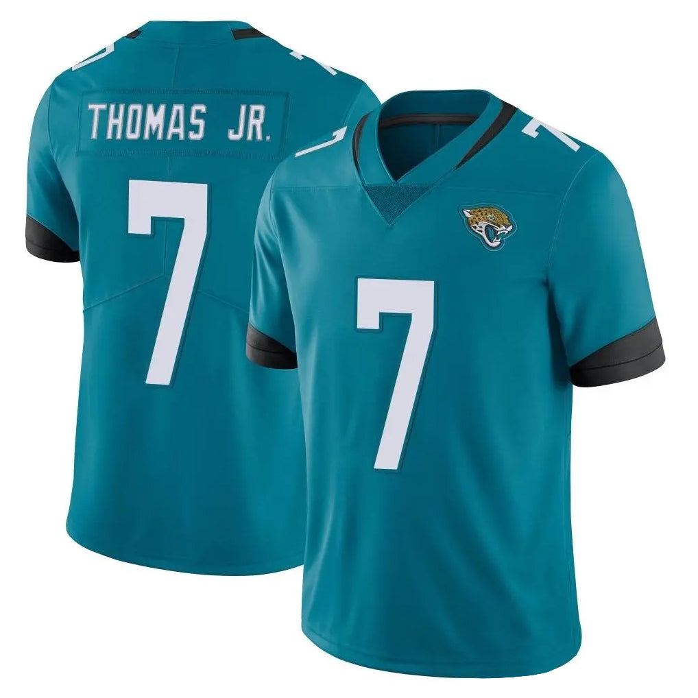 Punc J.Jaguars #7 Brian Thomas Jr. Player Teal Vapor Untouchable Limited Home Game Stitched Jerseys