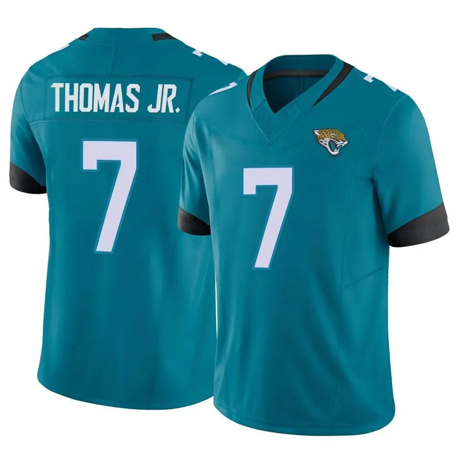 Punc J.Jaguars #7 Brian Thomas Jr. Player Vapor F.U.S.E. Limited Teal Stitched Jerseys