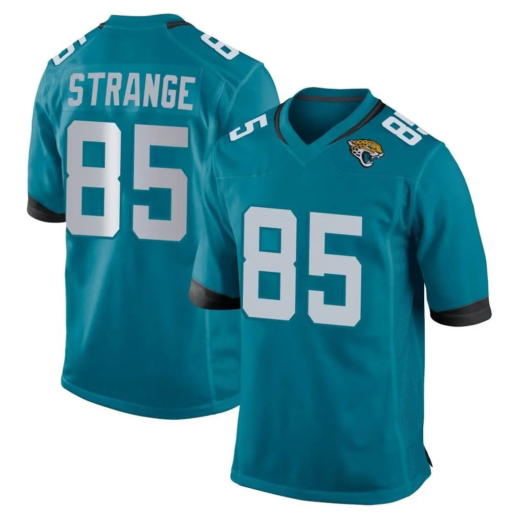 Punc J.Jaguars #85 Brenton Strange Player Teal Home Game Stitched Jerseys