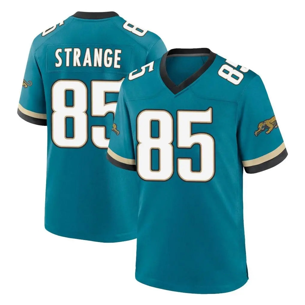 Punc J.Jaguars #85 Brenton Strange Player Teal Prowler Throwback Limited Home Game Stitched Jerseys