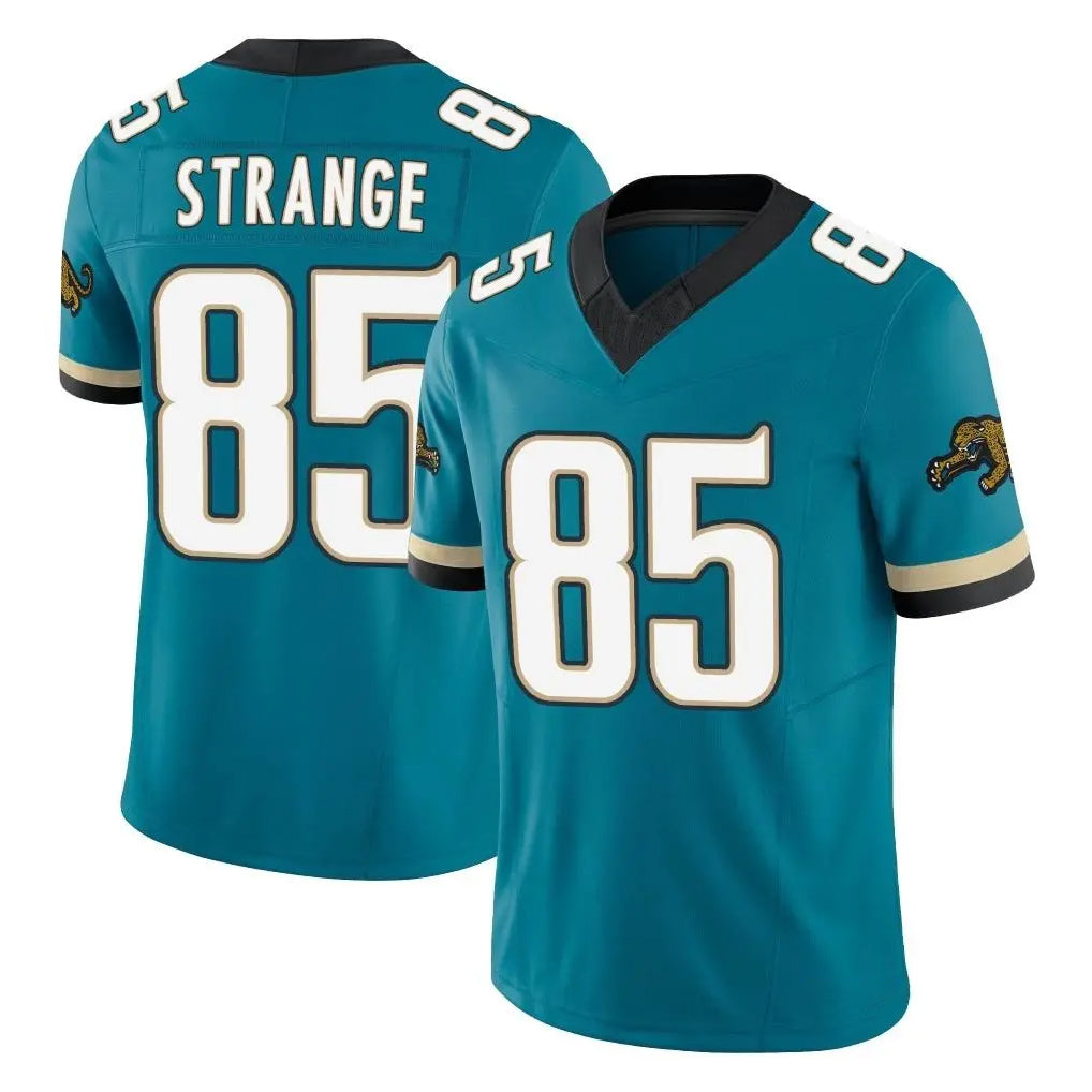 Punc J.Jaguars #85 Brenton Strange Player Teal Prowler Throwback Vapor F.U.S.E. Limited Home Game Stitched Jerseys