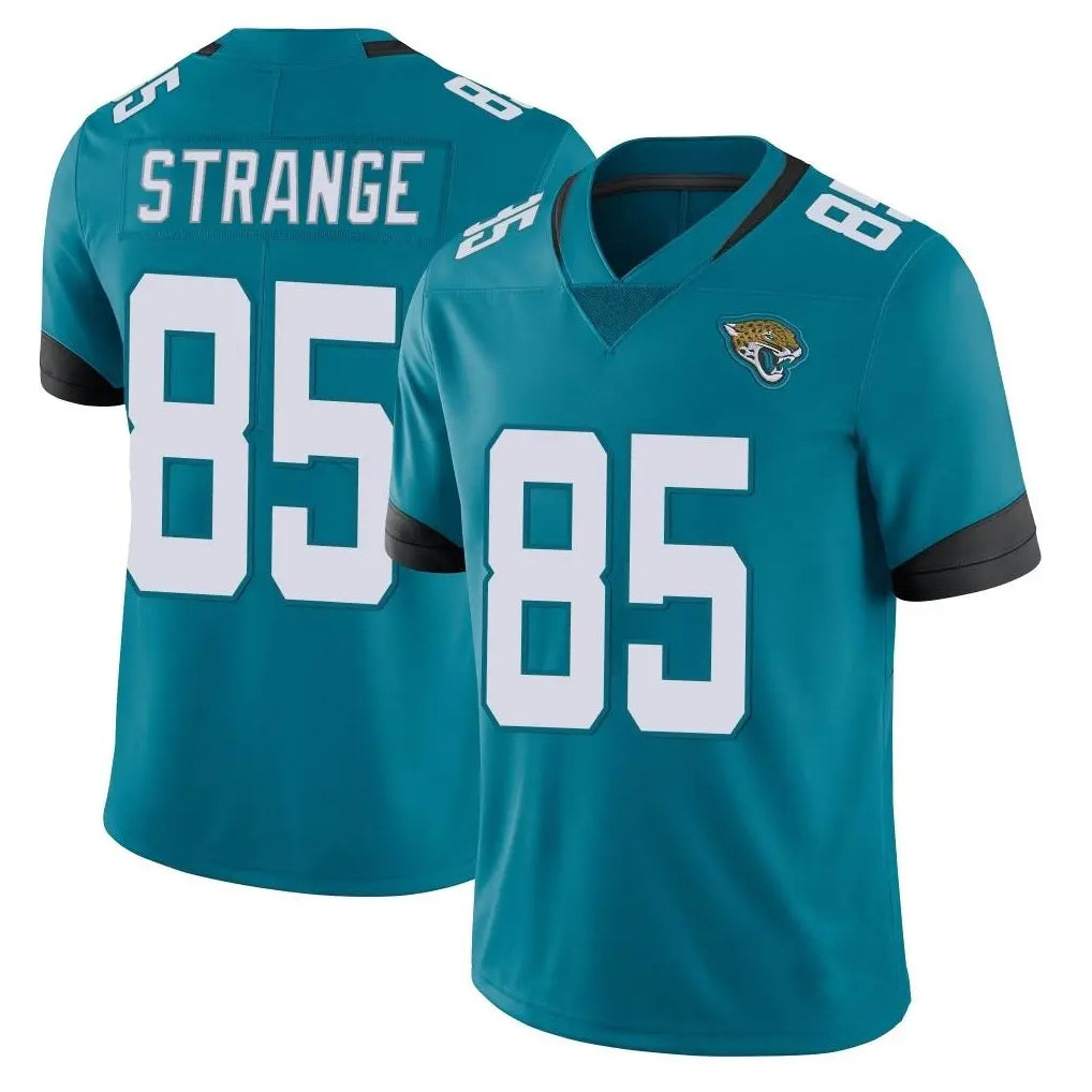 Punc J.Jaguars #85 Brenton Strange Player Teal Vapor Untouchable Limited Home Game Stitched Jerseys