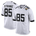 Punc J.Jaguars #85 Brenton Strange Player White Home Game Stitched Jerseys