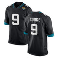 Punc J.Jaguars #9 Logan Cooke Player Black Home Game Stitched Jerseys