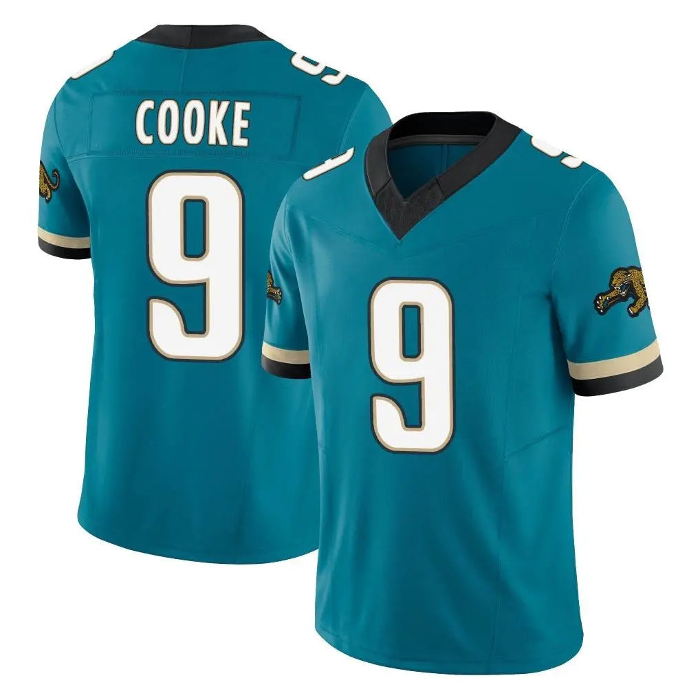 Punc J.Jaguars #9 Logan Cooke Player Teal Prowler Throwback Vapor F.U.S.E. Limited Home Game Stitched Jerseys