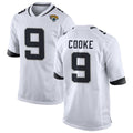 Punc J.Jaguars #9 Logan Cooke Player White Home Game Stitched Jerseys