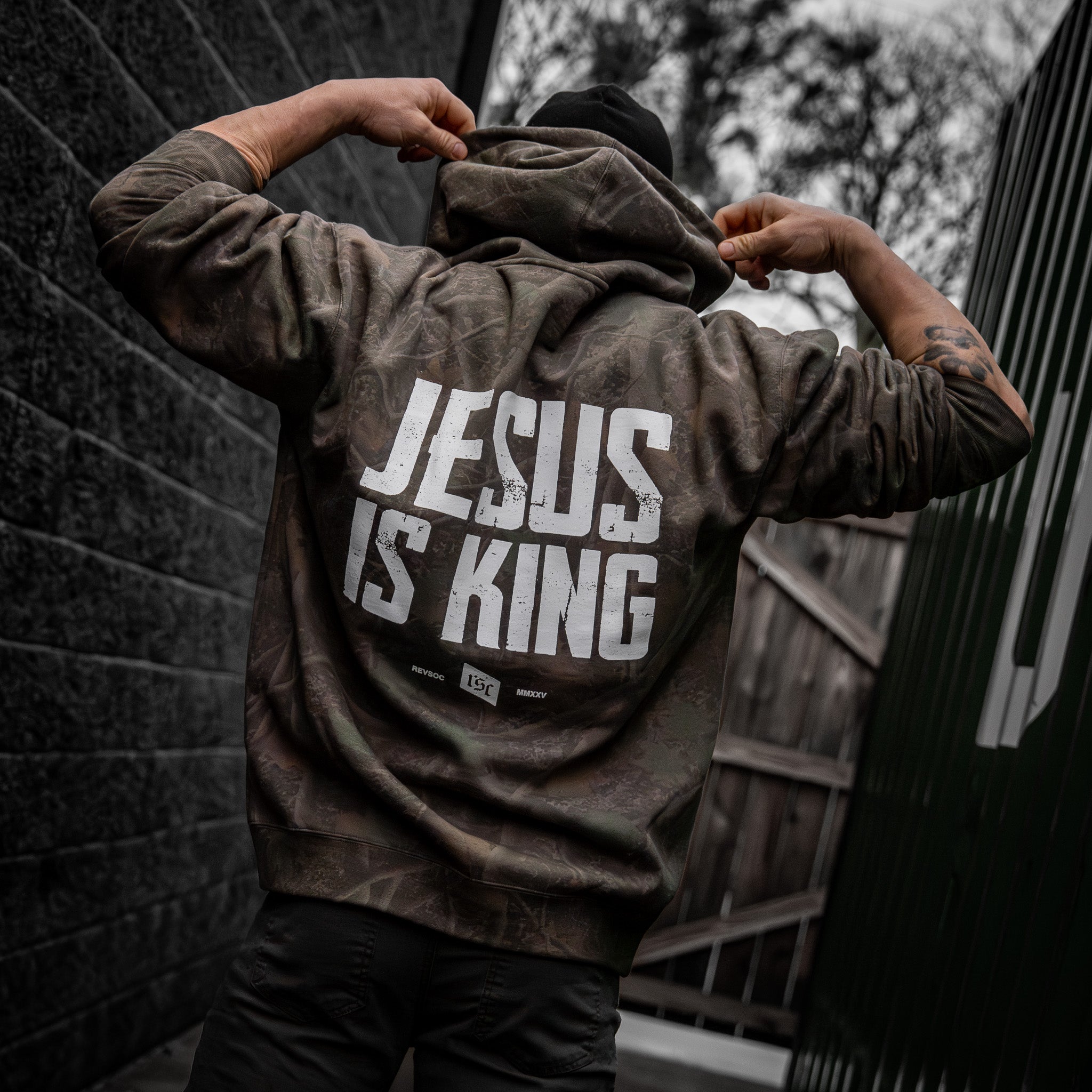 Crovyie cheap jerseys Ordering Jesus Is King Heavyweight Hoodie
