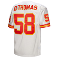 Punc KC.Chiefs 1994 #58 Derrick Thomas Mitchell & Ness White Authentic Throwback Retired Player Stitched Jerseys
