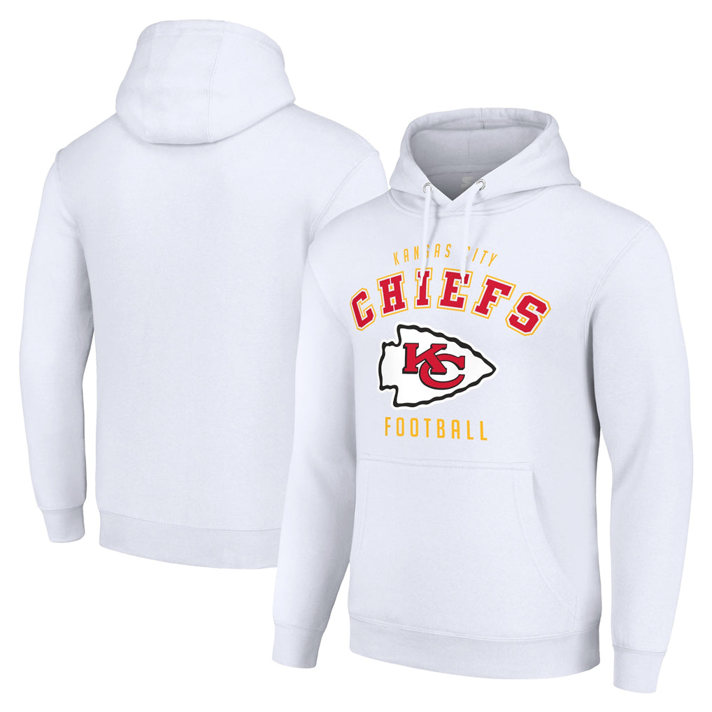 Punc KC.Chiefs White Pullover Hoodies Limited Blank Player Stitched Jerseys