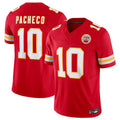 Punc KC.Chiefs #10 Isiah Pacheco Red Vapor F.U.S.E. Limited Jersey American Stitched Jersey