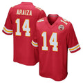 Punc KC.Chiefs #14 Matt Araiza Player Red Home Game Stitched Jerseys