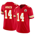 Punc KC.Chiefs #14 Matt Araiza Player Red Limited Vapor F.U.S.E. Home Game Stitched Jerseys