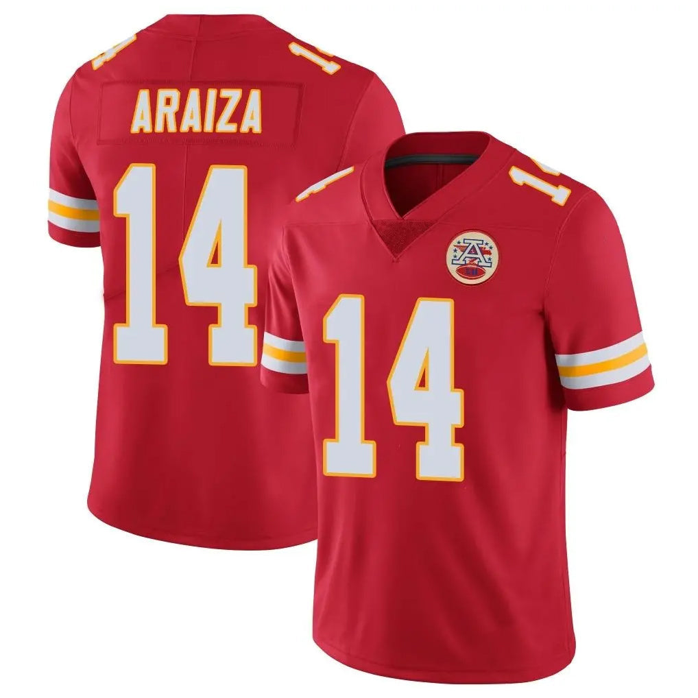 Punc KC.Chiefs #14 Matt Araiza Player Red Limited Vapor Untouchable Home Game Stitched Jerseys