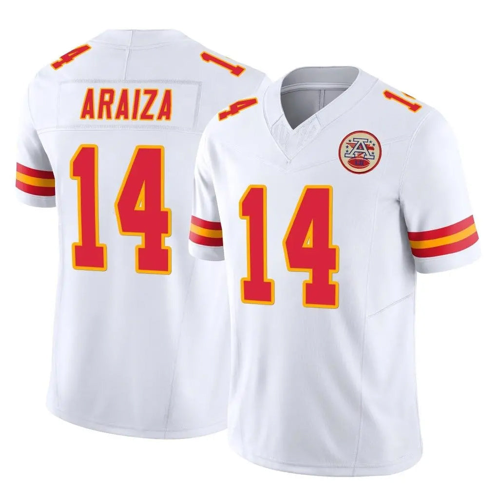 Punc KC.Chiefs #14 Matt Araiza Player White Limited Vapor F.U.S.E. Home Game Stitched Jerseys