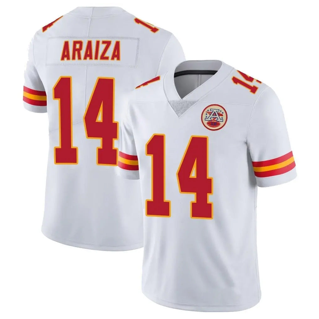 Punc KC.Chiefs #14 Matt Araiza Player White Limited Vapor Untouchable Home Game Stitched Jerseys