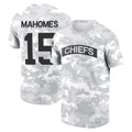Punc KC.Chiefs #15 Patrick Mahomes Player Salute to Service Hoodies & T-Shirts Stitched Jerseys