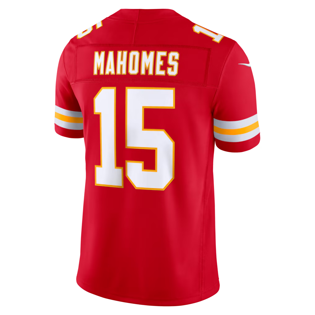 Punc KC.Chiefs #15 Patrick Mahomes Red Team Vapor F.U.S.E. Stitched Limited Jersey