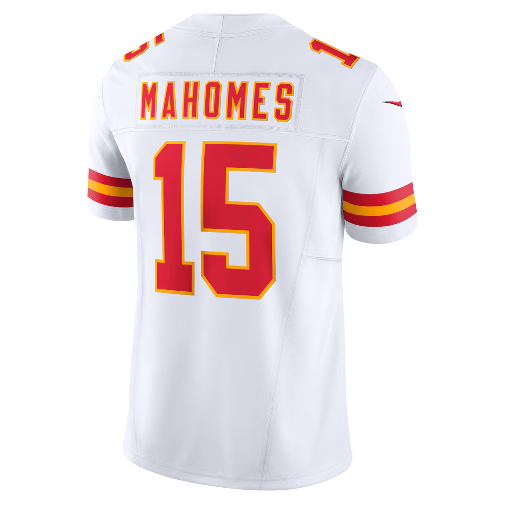 Punc KC.Chiefs #15 Patrick Mahomes White Vapor F.U.S.E. Limited Stitched Jerseys