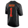 Punc KC.Chiefs #1 Xavier Worthy Player Carbon Black Fashion Game Stitched Jerseys