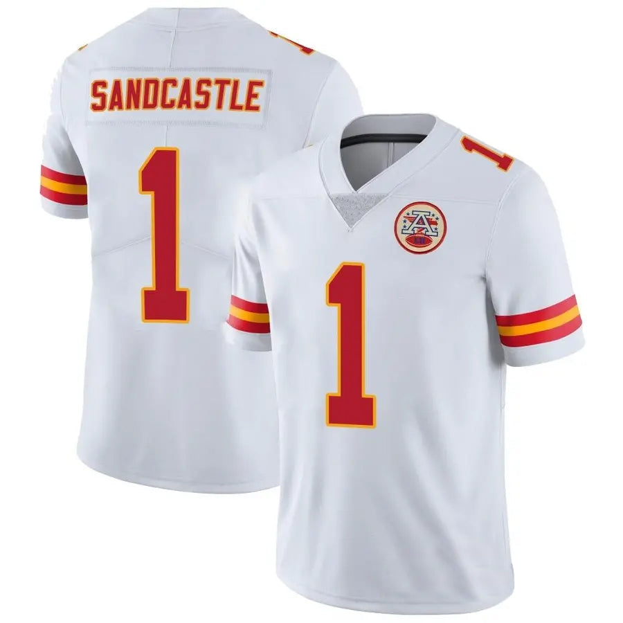 Punc KC.Chiefs #1 Xavier Worthy Player White Vapor Limited Stitched Jerseys