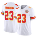Punc KC.Chiefs #23 Drue Tranquill Player White Limited Vapor F.U.S.E. Home Game Stitched Jerseys