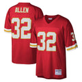 Punc KC.Chiefs #32 Marcus Allen Player Red Mitchell & Ness Legacy Replica Stitched Jerseys